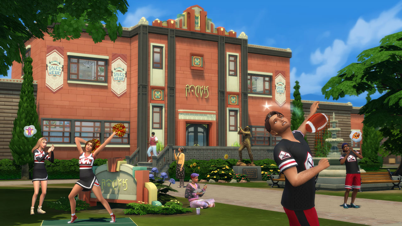 Schoolbuilding and activities